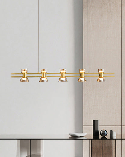 Diff Brass Linear Chandelier-DF2225
