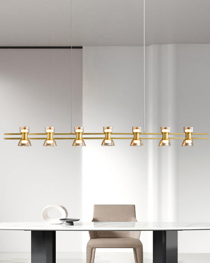 Diff Brass Linear Chandelier-DF2225