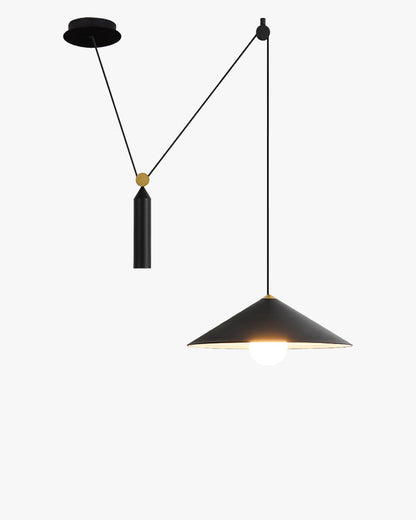 Diff Cone Counterweight Pulley Swag Pendant Lamp-DF2230