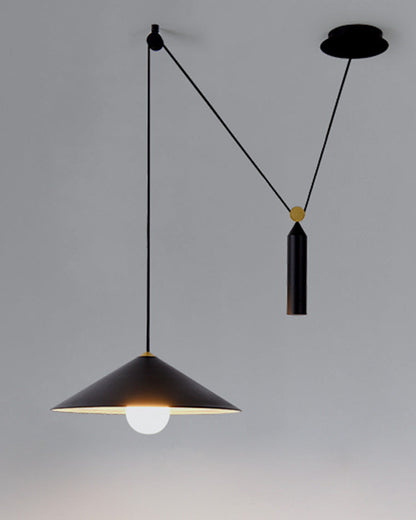 Diff Cone Counterweight Pulley Swag Pendant Lamp-DF2230