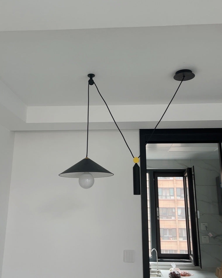 Diff Cone Counterweight Pulley Swag Pendant Lamp-DF2230