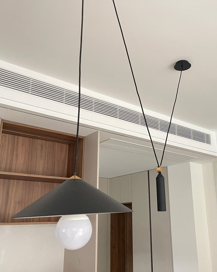 Diff Cone Counterweight Pulley Swag Pendant Lamp-DF2230