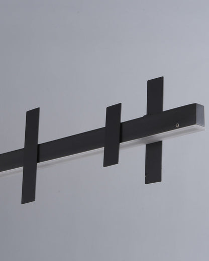 Diff Black Brass Linear Chandelier-DF2231