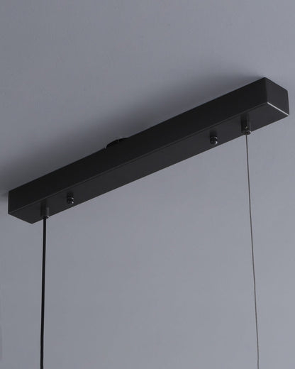 Diff Black Brass Linear Chandelier-DF2231