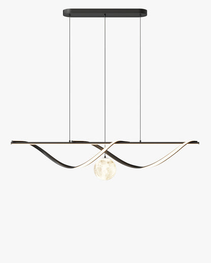 Diff Moon Sculptural Linear Chandelier-DF2239