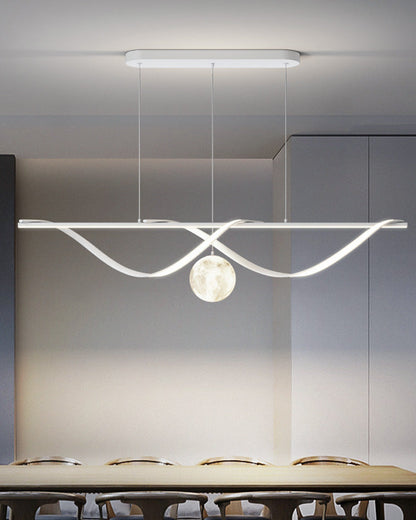 Diff Moon Sculptural Linear Chandelier-DF2239