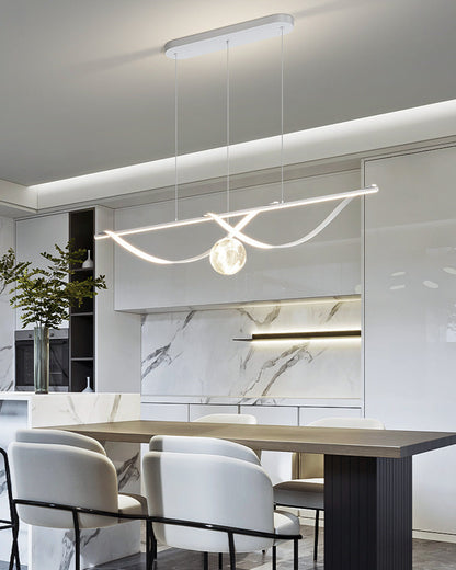 Diff Moon Sculptural Linear Chandelier-DF2239