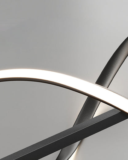 Diff Moon Sculptural Linear Chandelier-DF2239