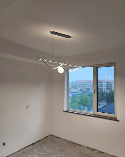 Diff Moon Sculptural Linear Chandelier-DF2239