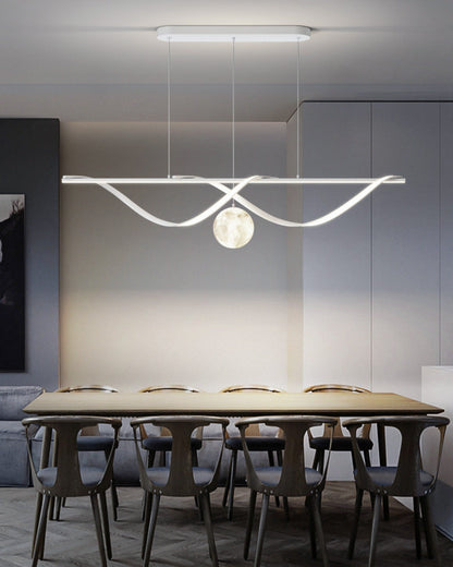 Diff Moon Sculptural Linear Chandelier-DF2239