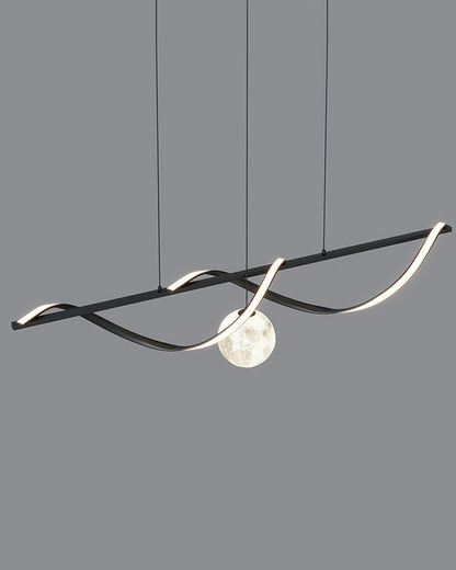 Diff Moon Sculptural Linear Chandelier-DF2239
