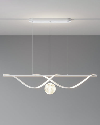 Diff Moon Sculptural Linear Chandelier-DF2239