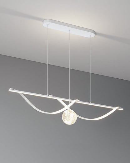 Diff Moon Sculptural Linear Chandelier-DF2239