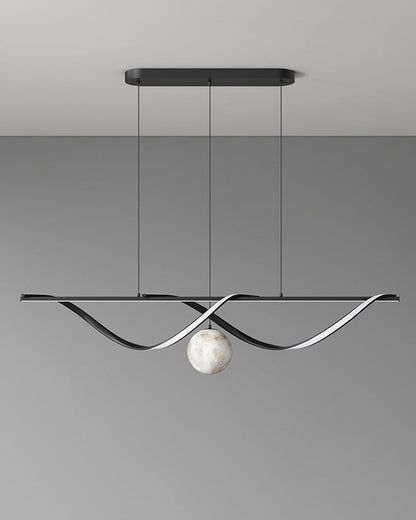 Diff Moon Sculptural Linear Chandelier-DF2239