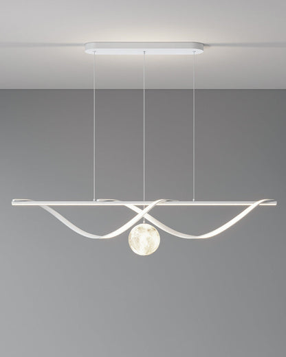 Diff Moon Sculptural Linear Chandelier-DF2239