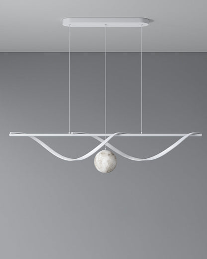 Diff Moon Sculptural Linear Chandelier-DF2239