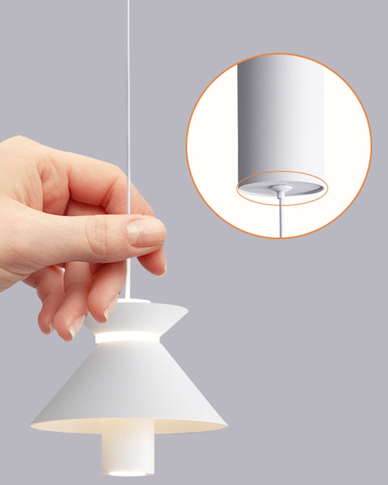 Diff Cone Small Pendant Light for Bedroom-DF2244