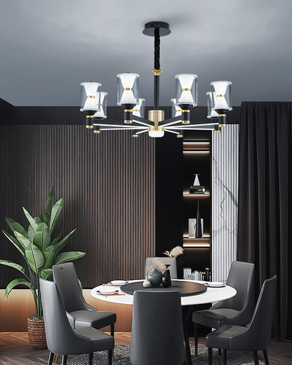 Diff Modern Pillar Candle Chandelier-DF2250