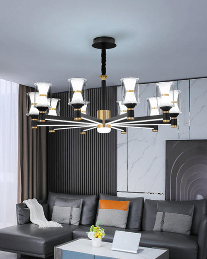 Diff Modern Pillar Candle Chandelier-DF2250