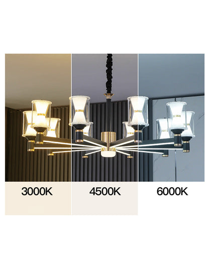 Diff Modern Pillar Candle Chandelier-DF2250