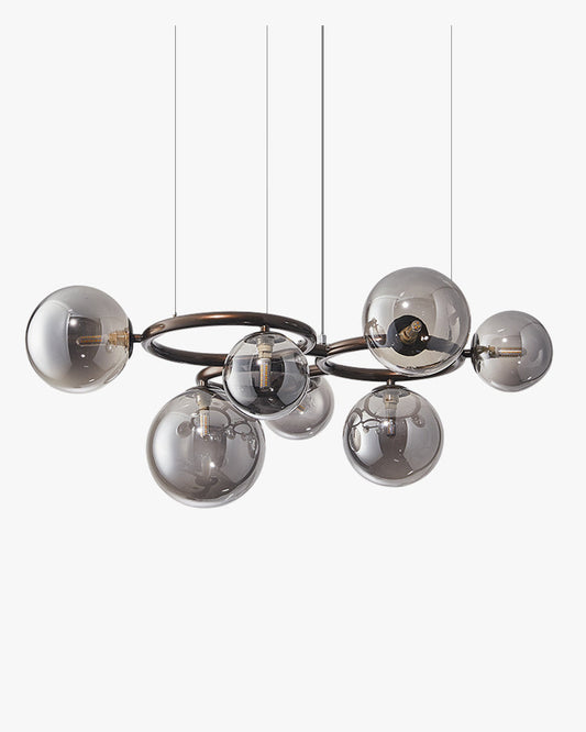 Diff Colored Glass Ball Chandelier-DF2253