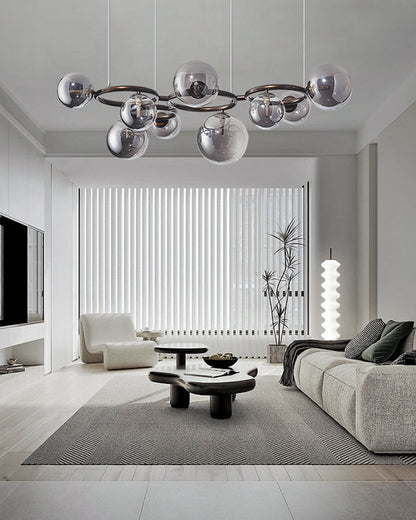 Diff Colored Glass Ball Chandelier-DF2253