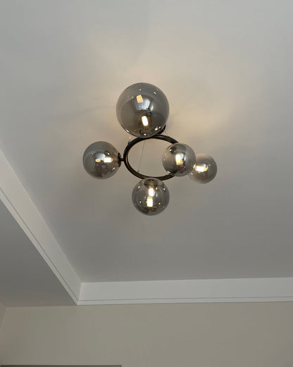Diff Colored Glass Ball Chandelier-DF2253