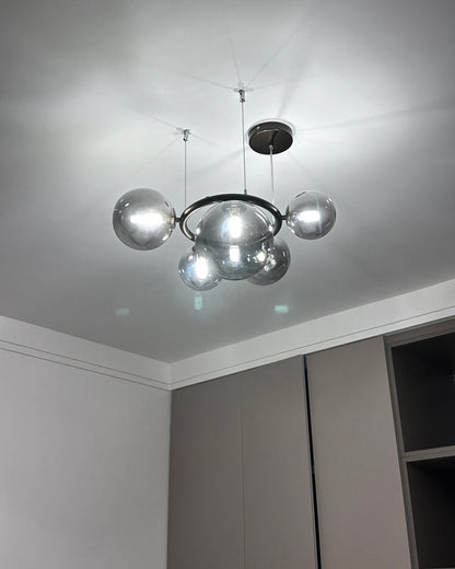 Diff Colored Glass Ball Chandelier-DF2253