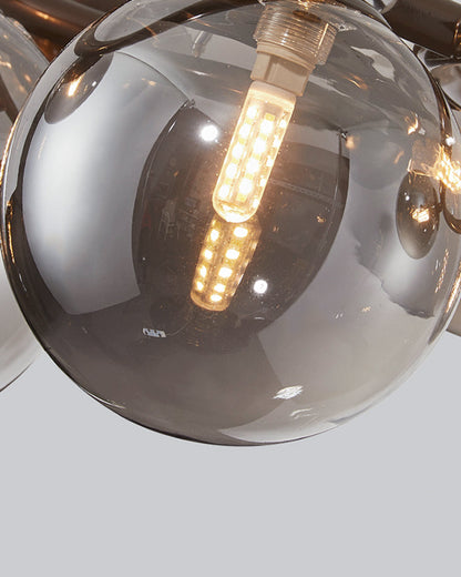 Diff Colored Glass Ball Chandelier-DF2253