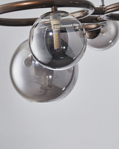 Diff Colored Glass Ball Chandelier-DF2253