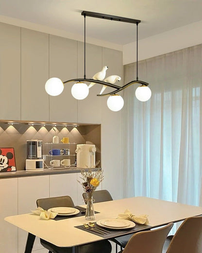 Diff Branching Frosted Glass Bubble Chandelier-DF2258