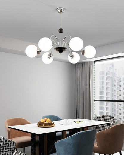 Diff Art Deco Frosted Glass Globe Chandelier-DF2304