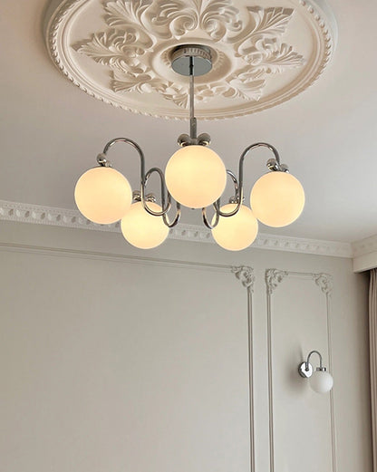 Diff Frosted Glass Globe Chandelier-DF2305