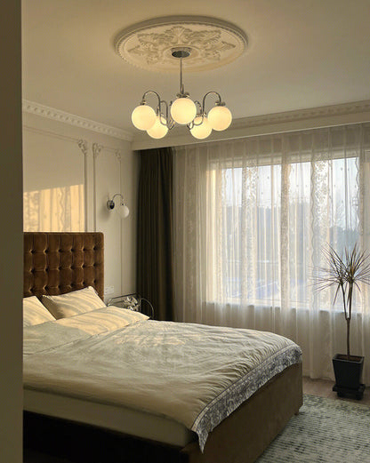 Diff Frosted Glass Globe Chandelier-DF2305