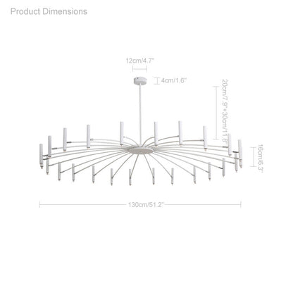 Diff Adjustable Candelabra Chandelier-DF2038