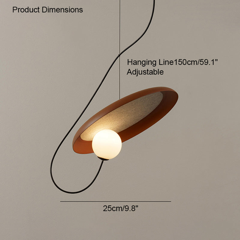 Diff Acoustic Disc Pendant Light-DF2080