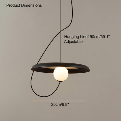 Diff Acoustic Disc Pendant Light-DF2080