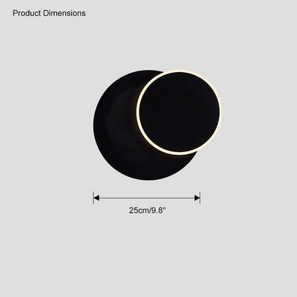 Diff Eclipses Round Wall Sconce-DF6010