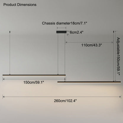 Diff Linear Pendant Light-DF2011