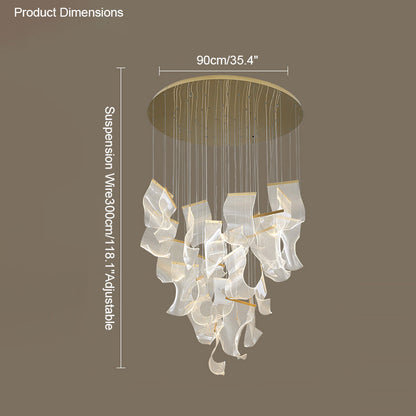 Diff Breeze Dimmable Acrylic Chandelier-DF2158