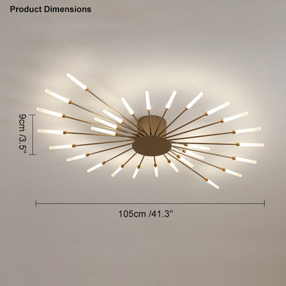 Diff Fireworks Starburst Ceiling Light-DF1000