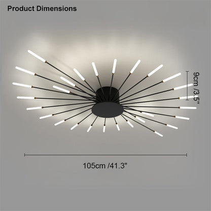Diff Fireworks Starburst Ceiling Light-DF1000