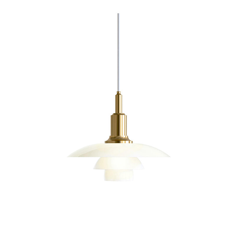 Diff Danish Designer Milk Glass Pendant Lamp-DF2116