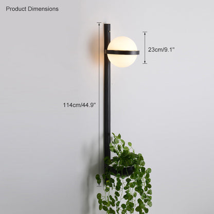 Diff Globe Plant Wall Sconce-DF6035