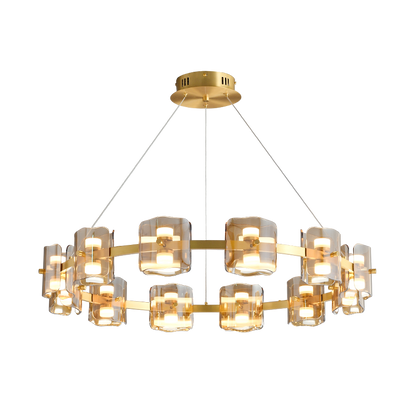 Diff Circular Glass Chandelier-DF2218