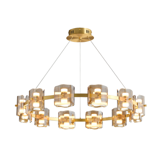 Diff Circular Glass Chandelier-DF2218