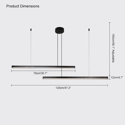 Diff Multi Light Sticks LED Chandelier-DF2018