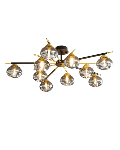 Diff Blown Glass Globe Chandelier-DF2261