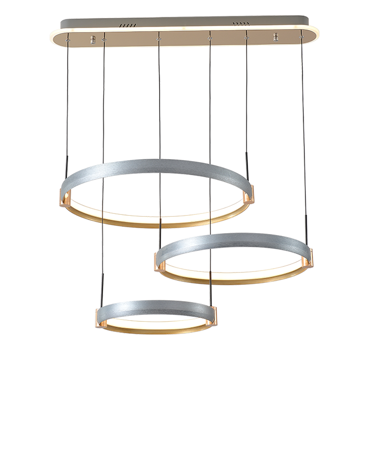 Diff Grey Circular Led Chandelier-DF2270
