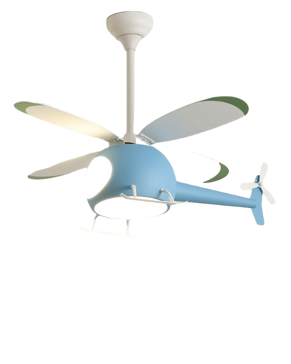 Diff 36" Remote Airplane Ceiling Fan with Dimmable Light-DF5007